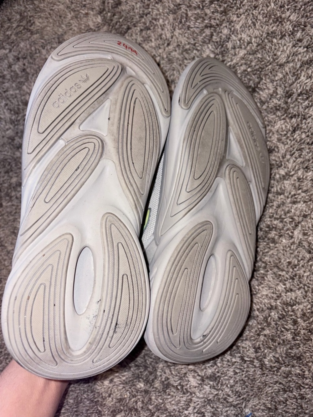 Adidas Ozelia Sneakers Women’s Size 7.5 Gray Mint Blue Chunky Dad Shoes - Picture 8 of 8